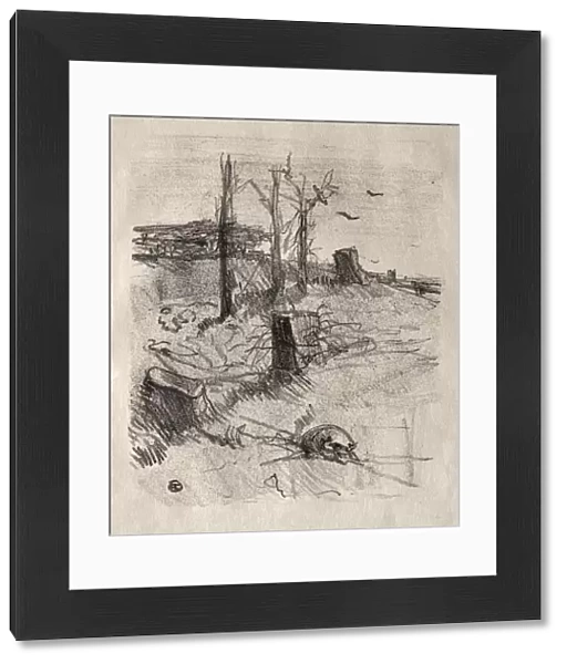 Un Cimetiere en Galicie, 1898. Creator: Henri de Toulouse-Lautrec (French, 1864-1901)