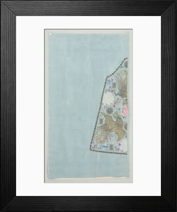 Framed Print : Uncut Robe: Sleeve Panel, c. 1890s. Creator: Unknown Framed Print : Uncut Robe: Sleeve Panel, c. 1890s. Creator: Unknown