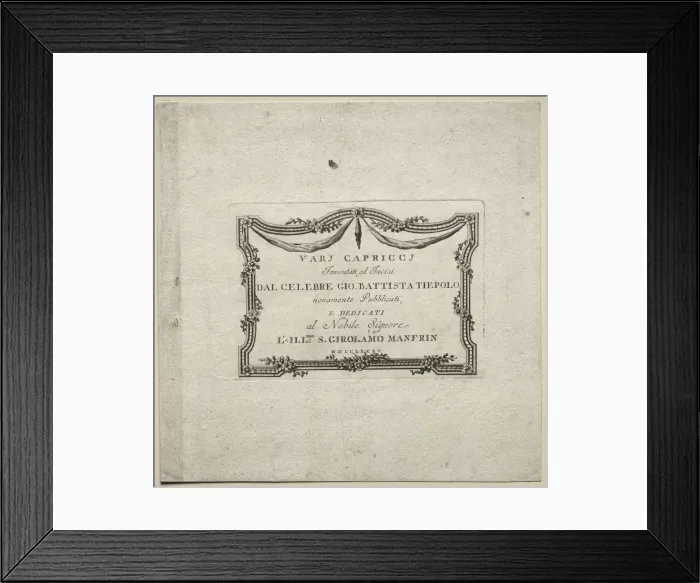 Framed Print : Various Caprices, 1785. Creator: Giovanni Battista Tiepolo (Italian, 1696-1770) Framed Print : Various Caprices, 1785. Creator: Giovanni Battista Tiepolo (Italian, 1696-1770)