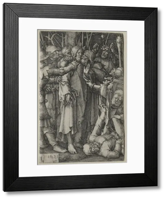 Framed Print : The Passion: The Capture of Jesus, 1521. Creator: Lucas van Leyden (Dutch, 1494-1533) Framed Print : The Passion: The Capture of Jesus, 1521. Creator: Lucas van Leyden (Dutch, 1494-1533)