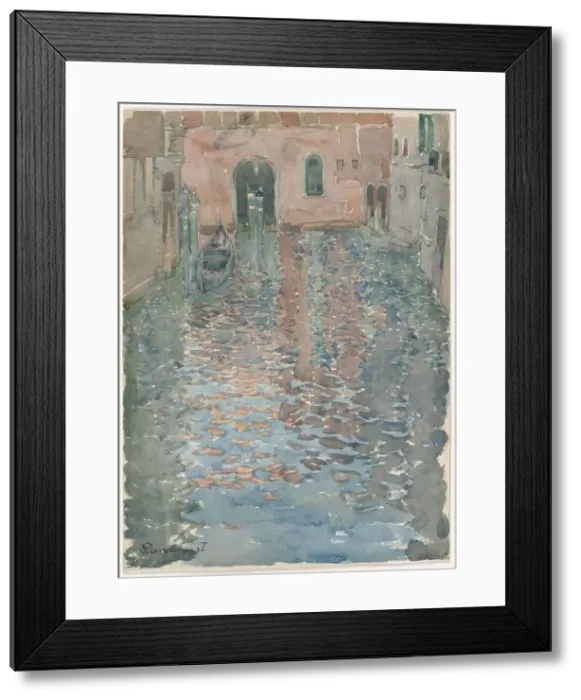 Framed Print : Venetian Canals, c. 1898. Creator: Maurice Prendergast (American, 1858-1924) Framed Print : Venetian Canals, c. 1898. Creator: Maurice Prendergast (American, 1858-1924)