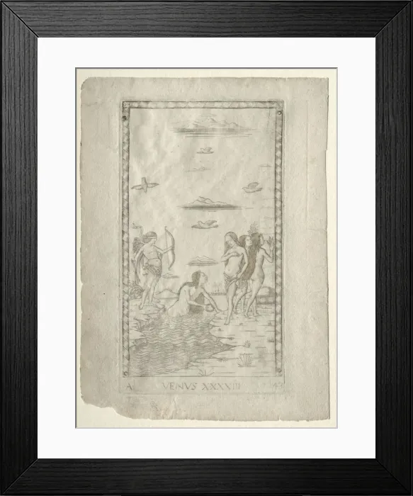 Framed Print : Venus (from the Tarocchi, series A: Firmaments of the Universe, #43), before 1467 Framed Print : Venus (from the Tarocchi, series A: Firmaments of the Universe, #43), before 1467