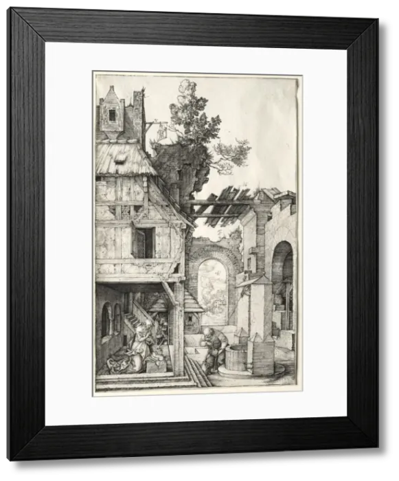 Framed Print : The Nativity, 1504. Creator: Albrecht Dürer (German, 1471-1528)