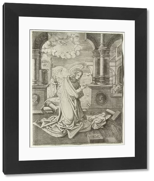 The Nativity, 1520s. Creator: Allaert Claesz (Netherlandish, fl. 1508-1534)