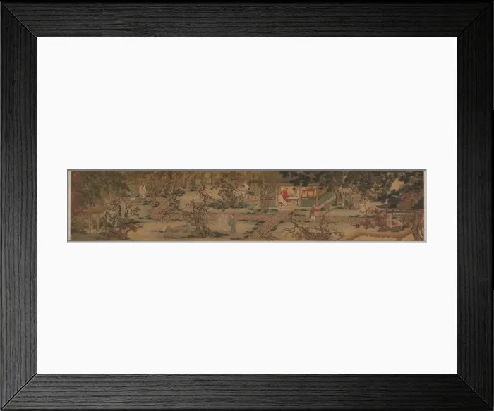 Framed Print : The Nine Elders of the Mountain of Fragrance, 1426-1452. Creator: Xie Huan (Chinese, c Framed Print : The Nine Elders of the Mountain of Fragrance, 1426-1452. Creator: Xie Huan (Chinese, c
