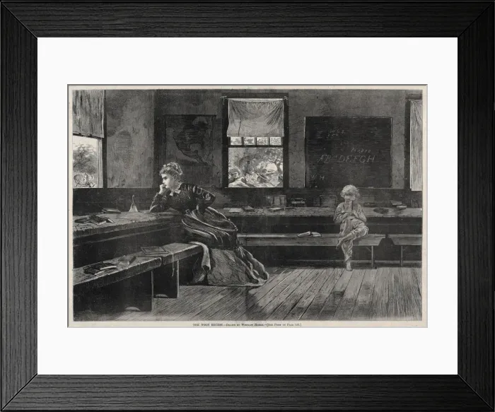 Framed Print : The Noon Recess, 1873. Creator: Winslow Homer (American, 1836-1910) Framed Print : The Noon Recess, 1873. Creator: Winslow Homer (American, 1836-1910)