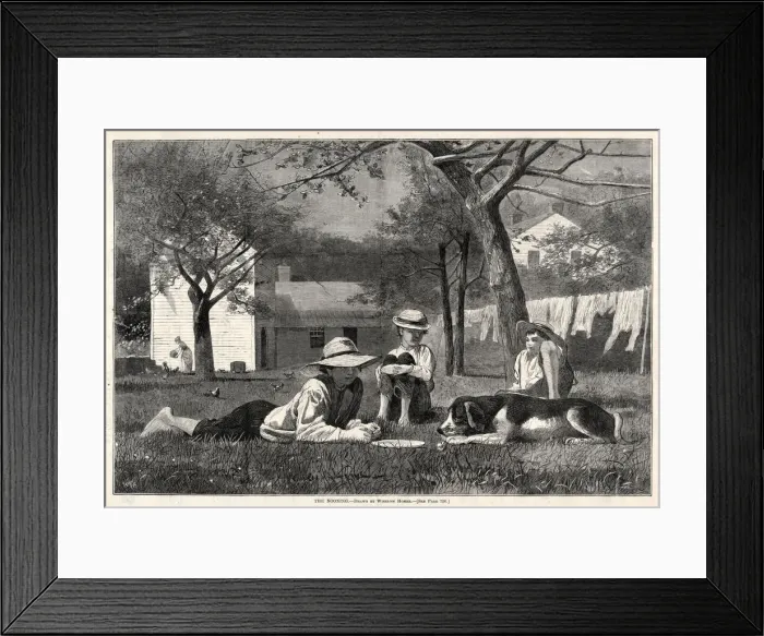 Framed Print : The Nooning, 1873. Creator: Winslow Homer (American, 1836-1910) Framed Print : The Nooning, 1873. Creator: Winslow Homer (American, 1836-1910)