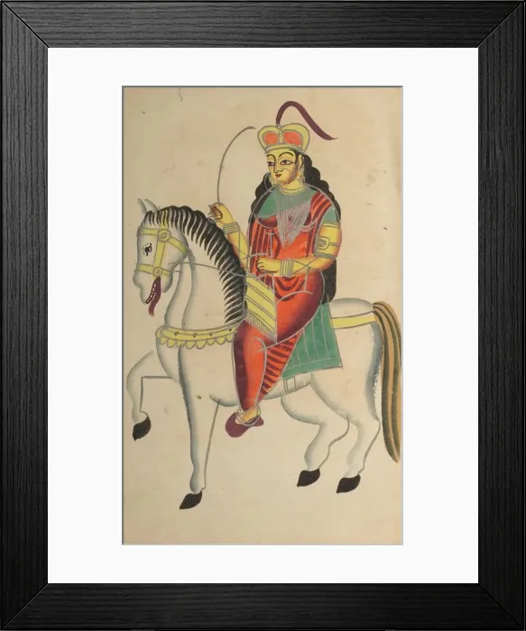 Framed Print : The Mutiny of the Heroine Rani Lakshmi Bai of Jhansi, 1800s. Creator: Unknown Framed Print : The Mutiny of the Heroine Rani Lakshmi Bai of Jhansi, 1800s. Creator: Unknown