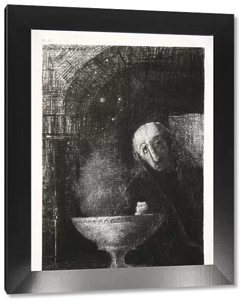 The Night: And the Searcher was Engaged in an Infinite Search, 1886. Creator: Odilon Redon (French