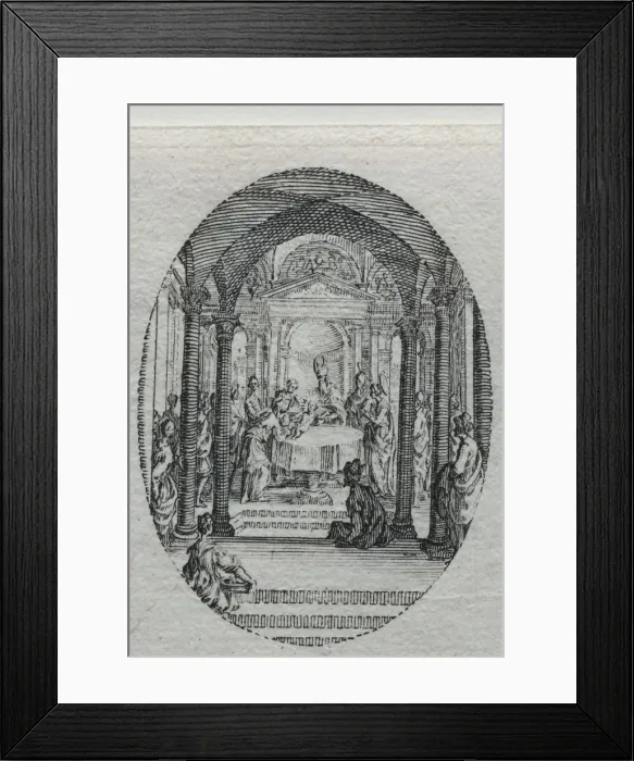 Framed Print : The Mysteries of the Passion: The Circumcision. Creator: Jacques Callot (French, 1592-1635) Framed Print : The Mysteries of the Passion: The Circumcision. Creator: Jacques Callot (French, 1592-1635)