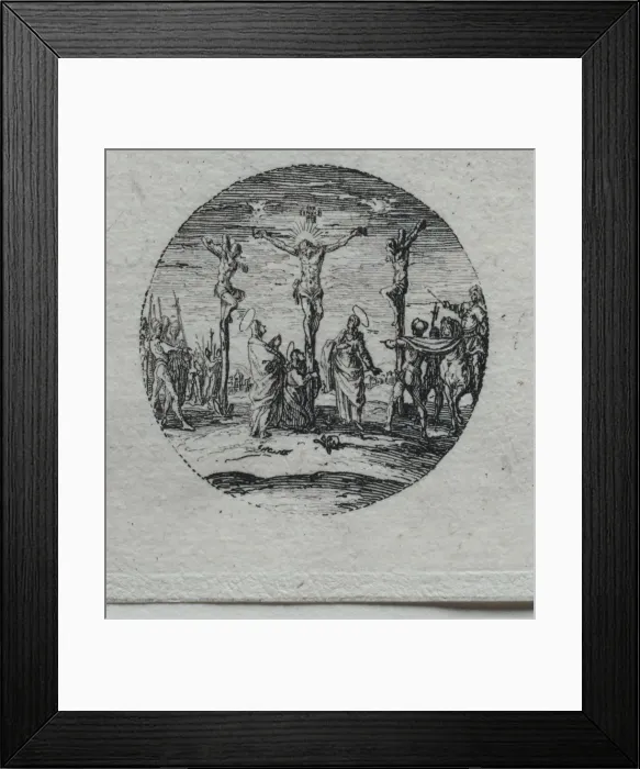 Framed Print : The Mysteries of the Passion: The Descent from the Cross. Creator: Jacques Callot (French Framed Print : The Mysteries of the Passion: The Descent from the Cross. Creator: Jacques Callot (French