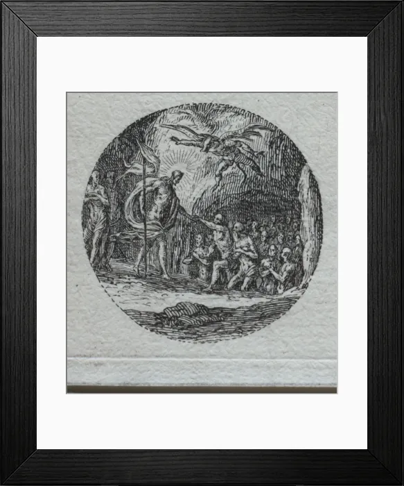 Framed Print : The Mysteries of the Passion: The Descent into Limbo. Creator: Jacques Callot (French, 1592-1635) Framed Print : The Mysteries of the Passion: The Descent into Limbo. Creator: Jacques Callot (French, 1592-1635)