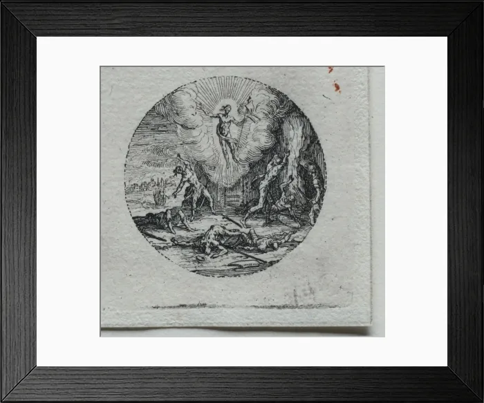 Framed Print : The Mysteries of the Passion: The Transfiguration. Creator: Jacques Callot (French, 1592-1635) Framed Print : The Mysteries of the Passion: The Transfiguration. Creator: Jacques Callot (French, 1592-1635)