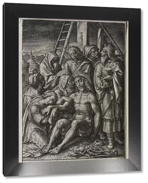 The Passion: Deposition from the Cross. Creator: Hieronymus Wierix (Flemish, 1553-1619)
