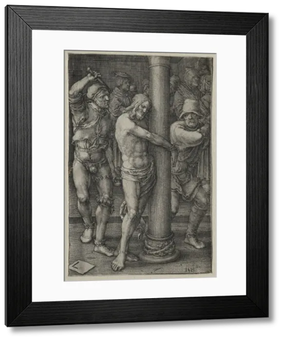 Framed Print : The Passion: The Flagellation, 1521. Creator: Lucas van Leyden (Dutch, 1494-1533) Framed Print : The Passion: The Flagellation, 1521. Creator: Lucas van Leyden (Dutch, 1494-1533)