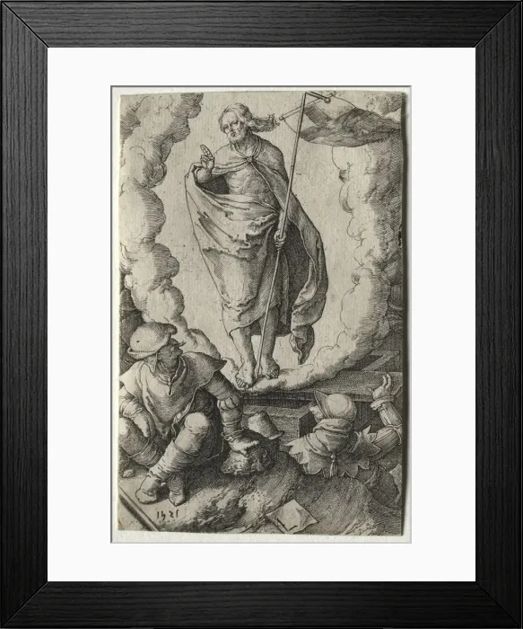 Framed Print : The Passion: The Resurrection, 1521. Creator: Lucas van Leyden (Dutch, 1494-1533) Framed Print : The Passion: The Resurrection, 1521. Creator: Lucas van Leyden (Dutch, 1494-1533)