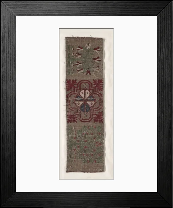 Framed Print : Woven Band, 1300s - 1400s. Creator: Unknown Framed Print : Woven Band, 1300s - 1400s. Creator: Unknown