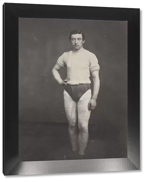 Young Man in Athletic Outfit, c. 1857. Creator: Oliver H. Willard (American, 1828-1875)