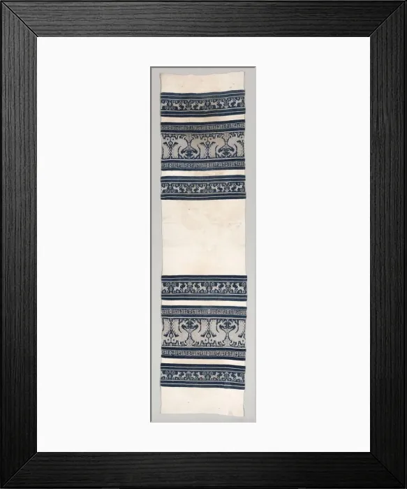 Framed Print : Woven Towel, 1400s (or later). Creator: Unknown Framed Print : Woven Towel, 1400s (or later). Creator: Unknown