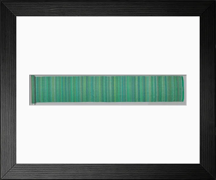 Framed Print : Woven Loom Piece, 1800-1825. Creator: Unknown Framed Print : Woven Loom Piece, 1800-1825. Creator: Unknown