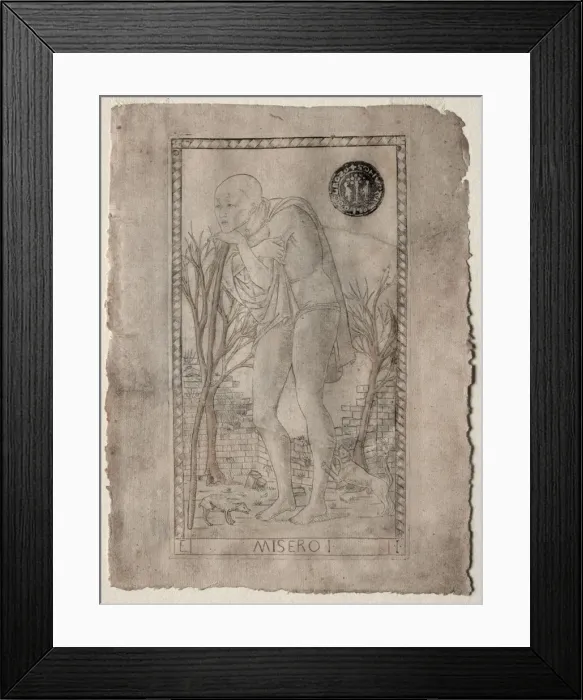 Framed Print : Tarocchi, before 1467. Creator: Master of the E-Series Tarocchi (Italian, 15th century) Framed Print : Tarocchi, before 1467. Creator: Master of the E-Series Tarocchi (Italian, 15th century)