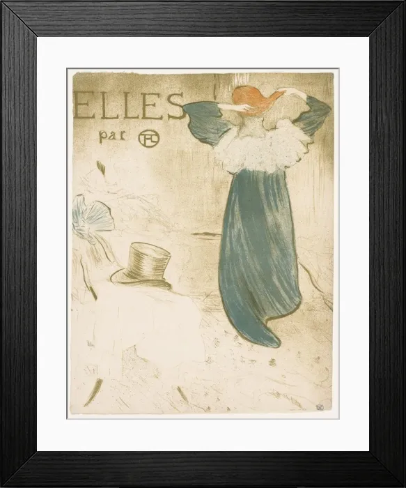 Framed Print : Elles, 1896. Creator: Henri de Toulouse-Lautrec (French, 1864-1901) Framed Print : Elles, 1896. Creator: Henri de Toulouse-Lautrec (French, 1864-1901)