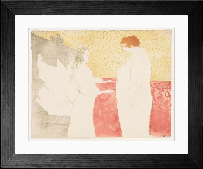 Framed Print : Elles: Woman in Bed, 1896. Creator: Henri de Toulouse-Lautrec (French, 1864-1901) Framed Print : Elles: Woman in Bed, 1896. Creator: Henri de Toulouse-Lautrec (French, 1864-1901)