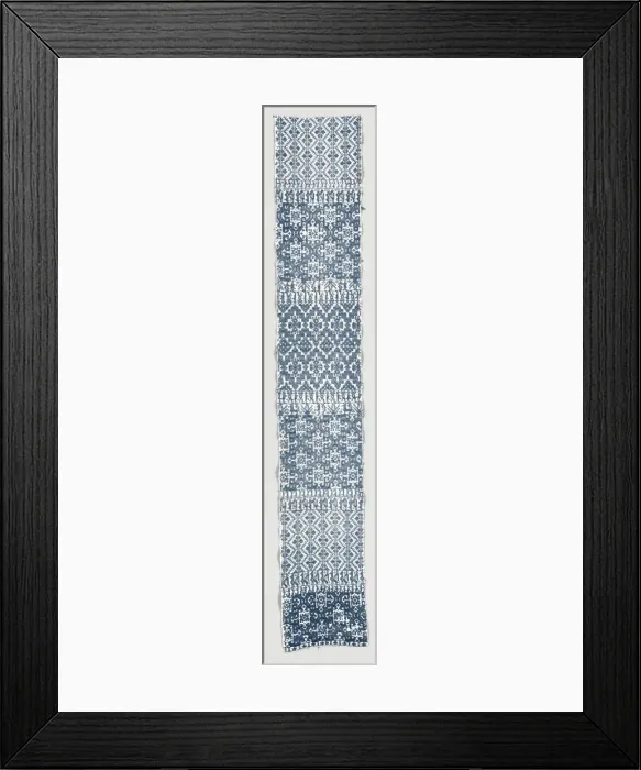 Framed Print : Woven Textile, 18th century. Creator: Unknown Framed Print : Woven Textile, 18th century. Creator: Unknown