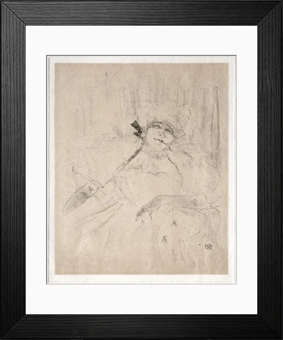 Framed Print : Yvette Guilbert: Chanson Ancienne, 1898. Creator: Henri de Toulouse-Lautrec (French, 1864-1901) Framed Print : Yvette Guilbert: Chanson Ancienne, 1898. Creator: Henri de Toulouse-Lautrec (French, 1864-1901)