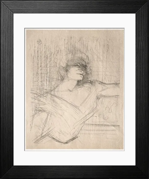 Framed Print : Yvette Guilbert: Dans la glu, 1898. Creator: Henri de Toulouse-Lautrec (French, 1864-1901) Framed Print : Yvette Guilbert: Dans la glu, 1898. Creator: Henri de Toulouse-Lautrec (French, 1864-1901)