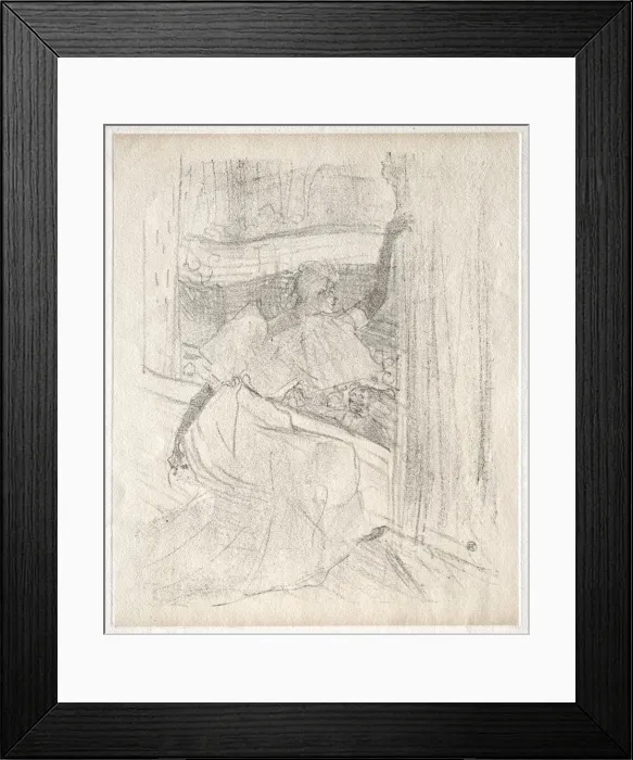 Framed Print : Yvette Guilbert: Saluant le public, 1898. Creator: Henri de Toulouse-Lautrec (French, 1864-1901) Framed Print : Yvette Guilbert: Saluant le public, 1898. Creator: Henri de Toulouse-Lautrec (French, 1864-1901)