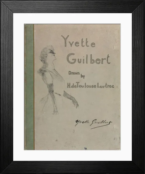 Framed Print : Yvette Guilbert-English Series, 1898. Creator: Henri de Toulouse-Lautrec (French, 1864-1901) Framed Print : Yvette Guilbert-English Series, 1898. Creator: Henri de Toulouse-Lautrec (French, 1864-1901)