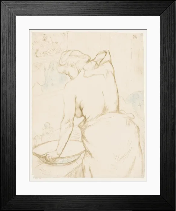 Framed Print : Elles: The Toilet, 1896. Creator: Henri de Toulouse-Lautrec (French, 1864-1901) Framed Print : Elles: The Toilet, 1896. Creator: Henri de Toulouse-Lautrec (French, 1864-1901)