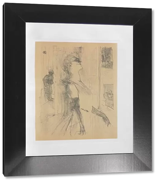 Yvette Guilbert-English Series: Sur la scene, 1898. Creator: Henri de Toulouse-Lautrec (French