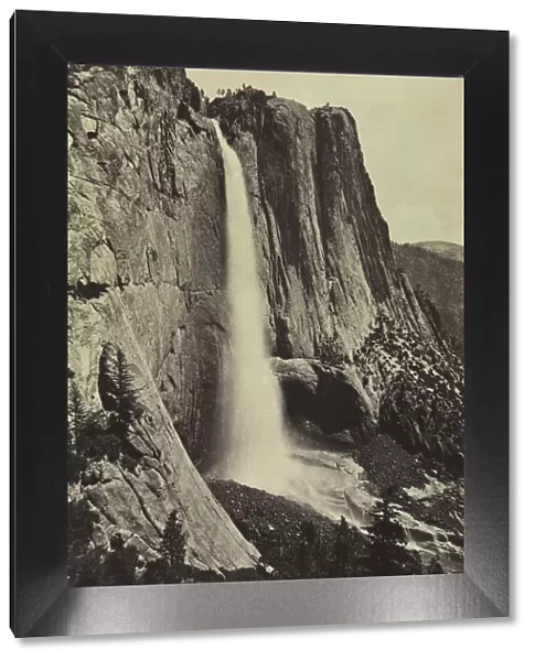 Yosemite Falls, 1868. Creator: Eadweard J. Muybridge (American, 1830-1904), attributed to