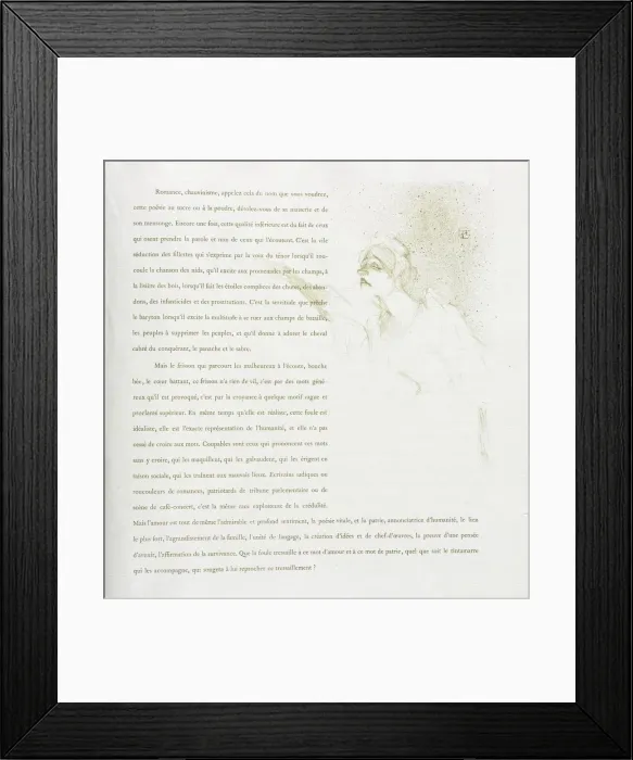 Framed Print : Yvette Guilbert-French Series: No. 12, 1894. Creator: Henri de Toulouse-Lautrec (French Framed Print : Yvette Guilbert-French Series: No. 12, 1894. Creator: Henri de Toulouse-Lautrec (French