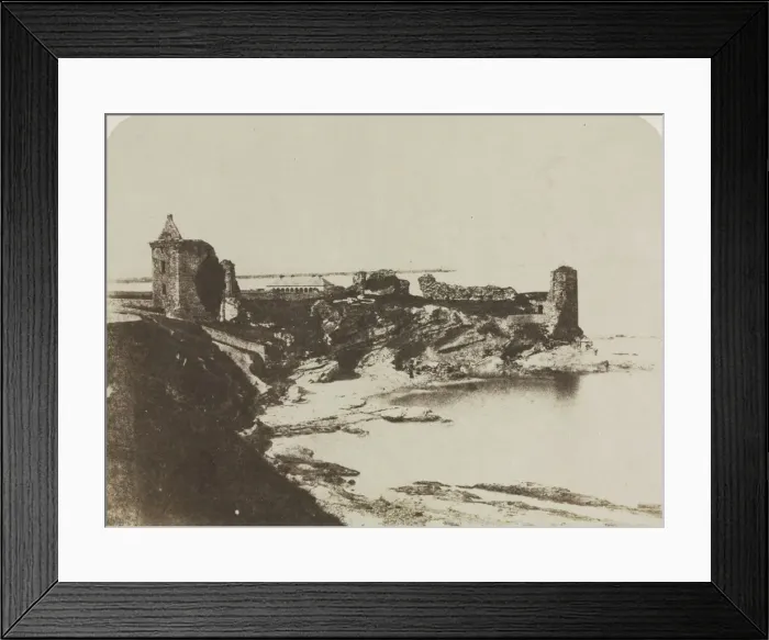 Framed Print : St. Andrews Castle, from the Southeast, 1846. Creator: David Octavius Hill (British Framed Print : St. Andrews Castle, from the Southeast, 1846. Creator: David Octavius Hill (British
