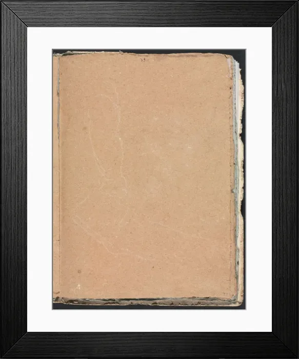Framed Print : Verona Sketchbook: Indecipherable form (page 77), 1760. Creator: Francesco Lorenzi (Italian Framed Print : Verona Sketchbook: Indecipherable form (page 77), 1760. Creator: Francesco Lorenzi (Italian
