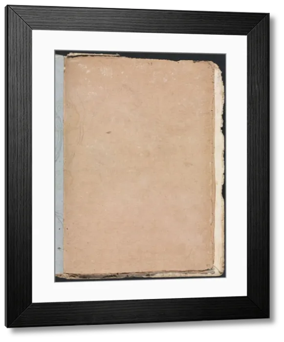 Framed Print : Verona Sketchbook: Indecipherable form (page 97), 1760. Creator: Francesco Lorenzi (Italian Framed Print : Verona Sketchbook: Indecipherable form (page 97), 1760. Creator: Francesco Lorenzi (Italian