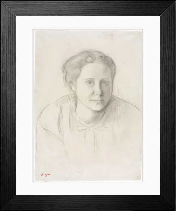 Framed Print : Victoria Dubourg, c. 1866. Creator: Edgar Degas (French, 1834-1917) Framed Print : Victoria Dubourg, c. 1866. Creator: Edgar Degas (French, 1834-1917)