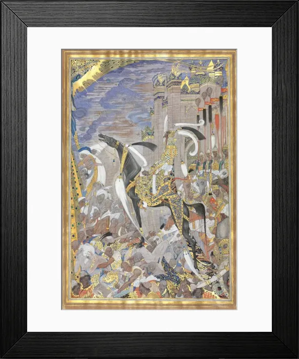 Framed Print : Victorious Army Entering City After Siege, 1700s-1800s(?). Creator: Unknown Framed Print : Victorious Army Entering City After Siege, 1700s-1800s(?). Creator: Unknown
