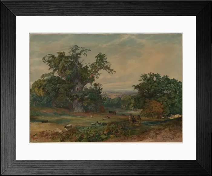 Framed Print : View near Bedford. Creator: Bradford Rudge (British, 1805-1885) Framed Print : View near Bedford. Creator: Bradford Rudge (British, 1805-1885)