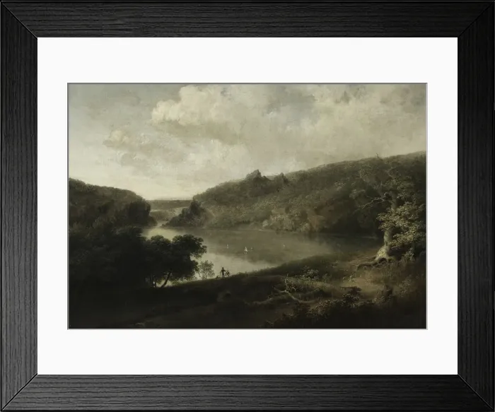 Framed Print : View of a Lake, c. 1830s. Creator: Thomas Doughty (American, 1793-1856) Framed Print : View of a Lake, c. 1830s. Creator: Thomas Doughty (American, 1793-1856)