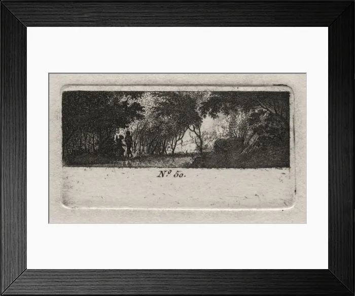 Framed Print : View of a Woods. Creator: Antoine de Marcenay de Ghuy (French, 1724-1811) Framed Print : View of a Woods. Creator: Antoine de Marcenay de Ghuy (French, 1724-1811)