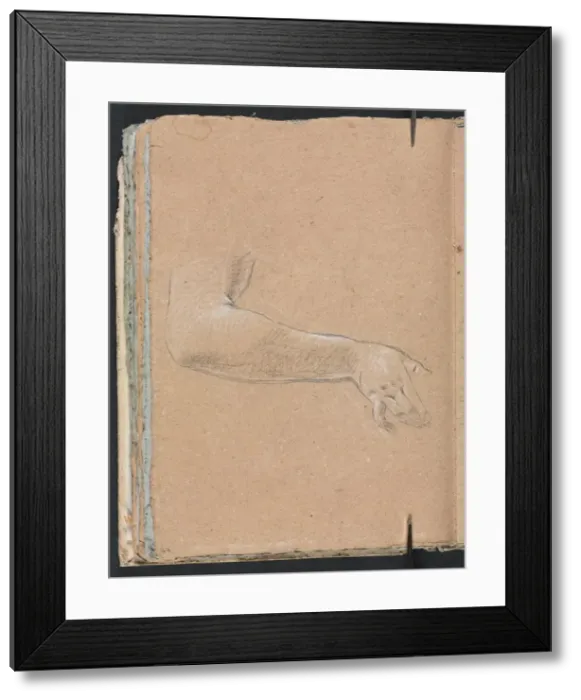 Framed Print : Verona Sketchbook: Female right arm and hand (page 44), 1760. Creator: Francesco Lorenzi (Italian Framed Print : Verona Sketchbook: Female right arm and hand (page 44), 1760. Creator: Francesco Lorenzi (Italian