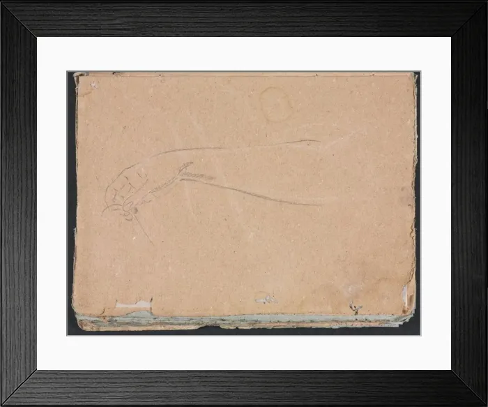 Framed Print : Verona Sketchbook: Right hand (page 3), 1760. Creator: Francesco Lorenzi (Italian, 1723-1787) Framed Print : Verona Sketchbook: Right hand (page 3), 1760. Creator: Francesco Lorenzi (Italian, 1723-1787)