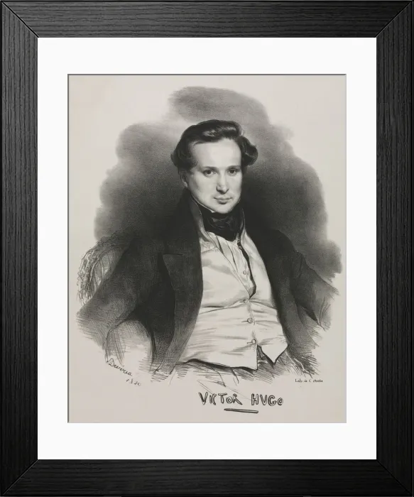 Framed Print : Victor Hugo, 1829. Creator: Achille Deveria (French, 1800-1857) Framed Print : Victor Hugo, 1829. Creator: Achille Deveria (French, 1800-1857)