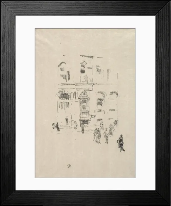 Framed Print : Victoria Club, 1879. Creator: James McNeill Whistler (American, 1834-1903) Framed Print : Victoria Club, 1879. Creator: James McNeill Whistler (American, 1834-1903)