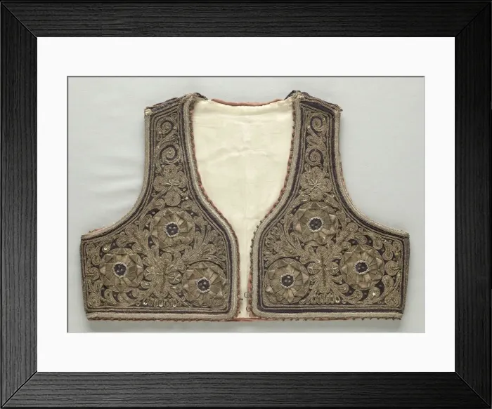 Framed Print : Vest, late 19th century. Creator: Unknown Framed Print : Vest, late 19th century. Creator: Unknown