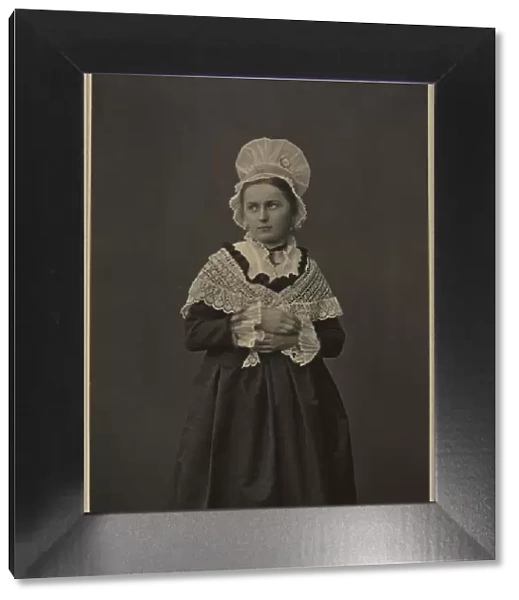 Woman in Lorraine Dress, c. 1860s-70s. Creator: Adolphe Braun (French, 1812-1877)